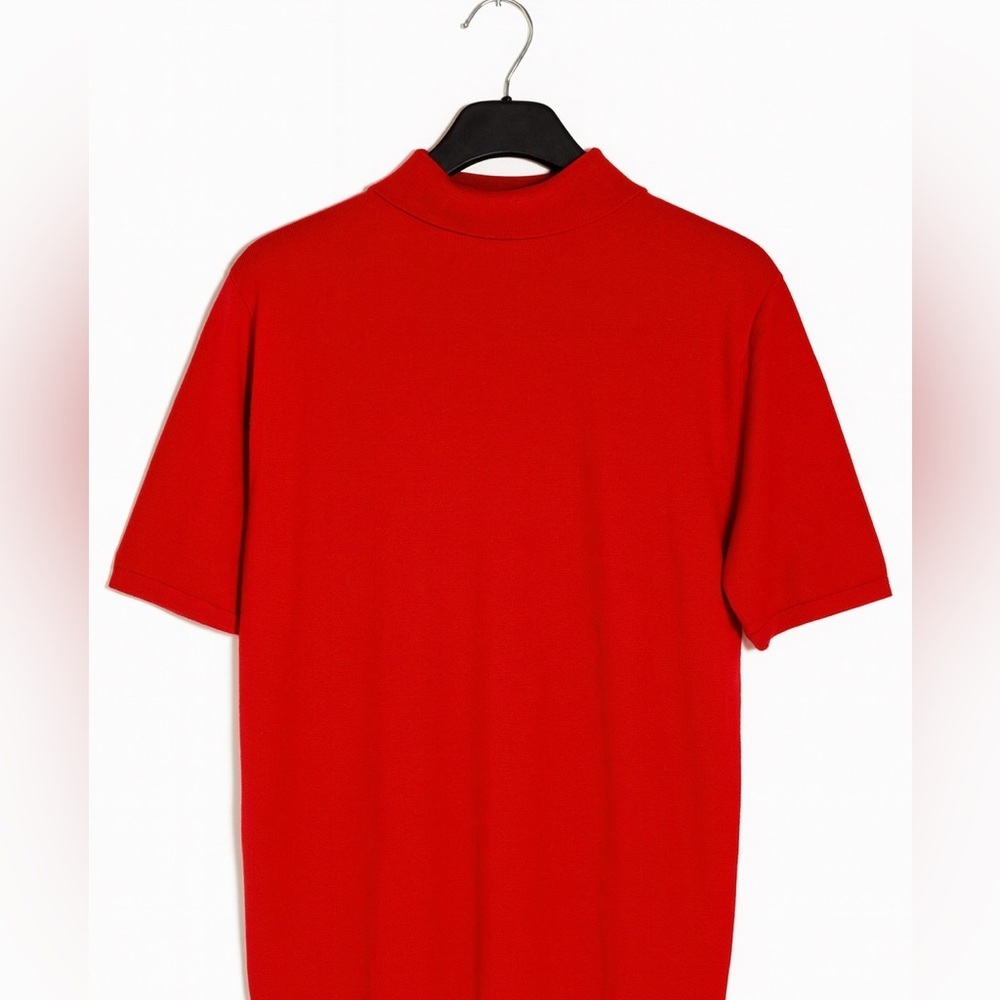 Tommy Hilfiger Mens Stretch Slim Fit Pique Polo Shirt Large. Size Chart in Photo - Picture 5 of 5